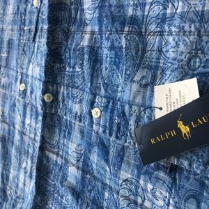 Polo by Ralph Lauren Shirts - Polo Ralph Lauren Men's Standard-Fit Cotton Size L Polo by Ralph Lauren Shirts - Polo Ralph Lauren Men's Standard-Fit Cotton Size L